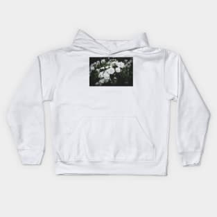 White Roses at Dusk Kids Hoodie